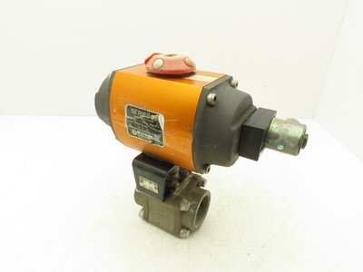 Worcester Controls 20-39SW 120A-R3 Pneumatic Actuator 2''NPT Stainless Ball Valve