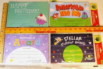 Teaching Tree Recognition Classroom Certificates/Awards 20pc Packs Education New