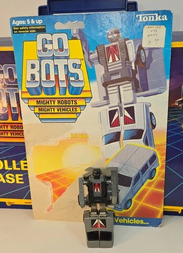 GoBots Van Guard Friendly Robot 51 MRT-41 Action Figure 1984 Package Cardback