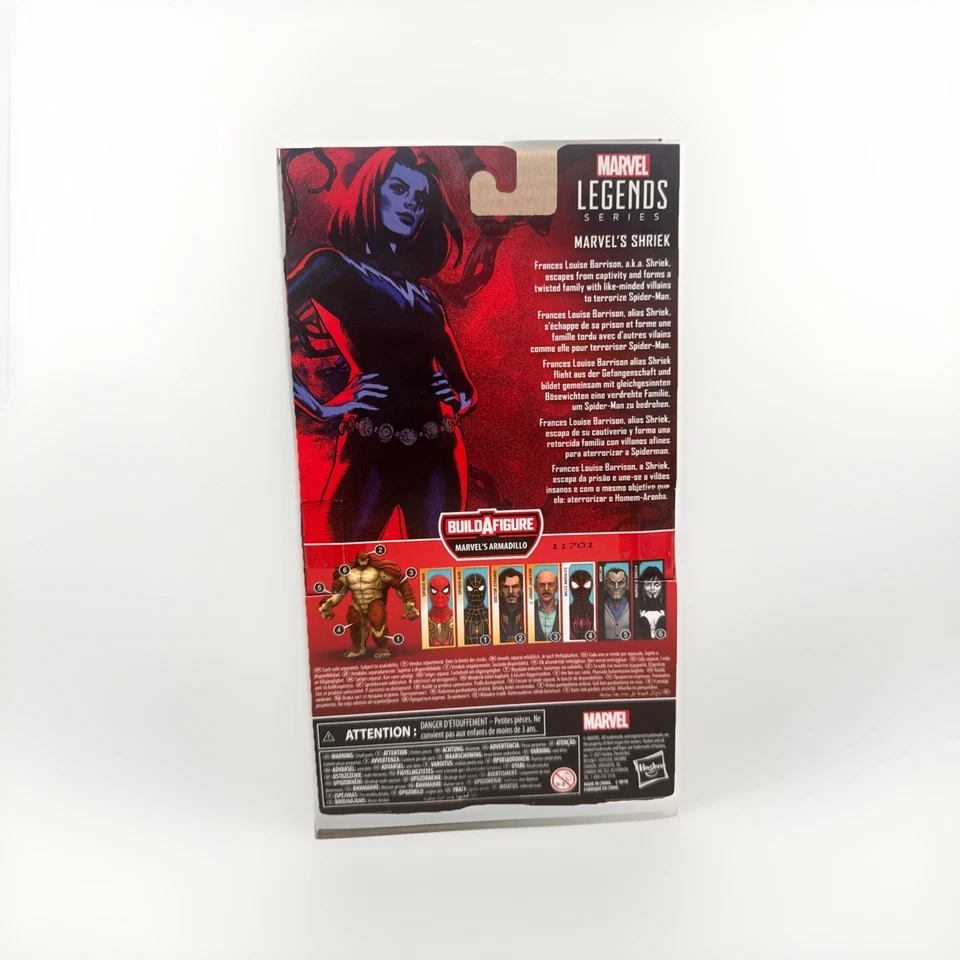 Marvel Legends NUEVO * Grito * Spider-Man Lejos de Casa BAF Armadillo Foto 2 de 2