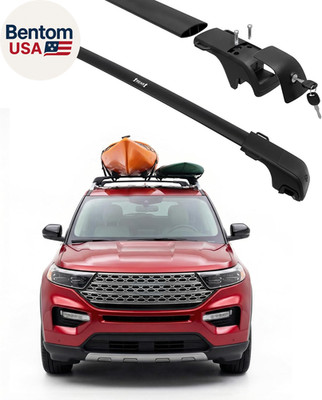 330LBS Roof Rack Cross Bars Fit for 2020-2026 Ford Explorer, Lockable Aluminum C