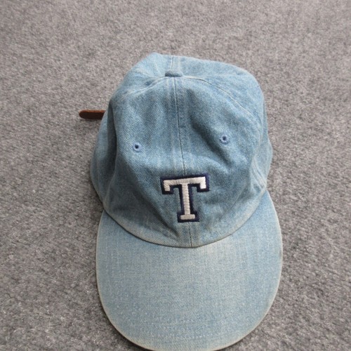Toby's Feed Barn Hat Men One Size Blue Denim Cotton Point Reyes Pt Long Bill Cap