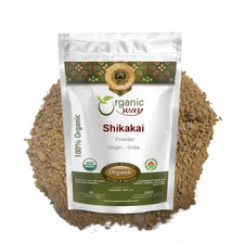 Organic Way Shikakai Powder (Acacia concinna) - Organic, Kosher & USDA Certified