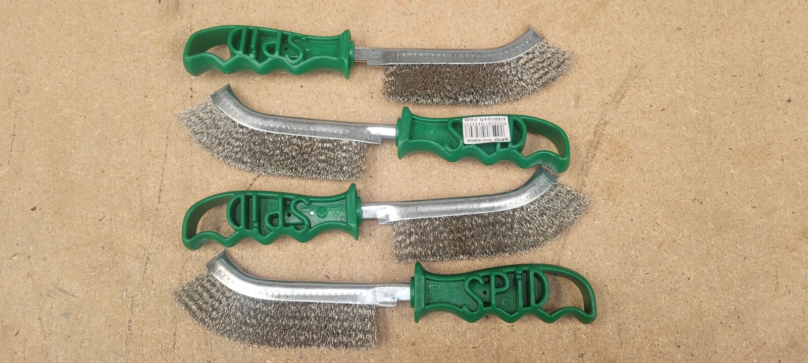 SIT Spid 0011 Stainless Steel General Purpose Hand Brush Pack Of 4 RRP £35.36