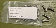 25 PK M4-0.7x12 Socket Allen Head Cap Screws M4x.7 x 12 Bolts M4x0.7 x 12mm