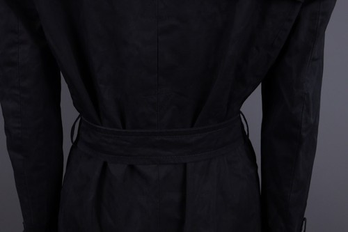 WEEKEND MAX MARA Black Double Breasted Belted Trench Coat Size I 44 / GB 12 / S - Picture 17 of 19
