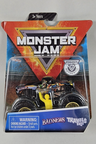 MONSTER JAM "BADNEWS TRAVELS FAST NEW DIECAST MONSTER TRUCK - Picture 2 of 10