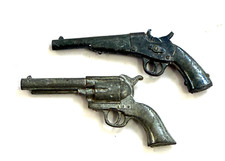 Vintage Miniature Metal Toy Pistols P1-y3-Toy
