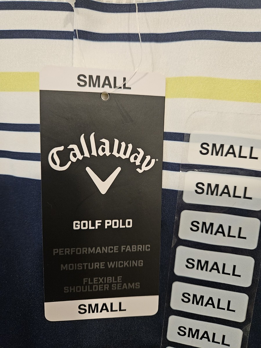 Men's Callaway Opti-Dri Performance Golf Polo Shirt Size