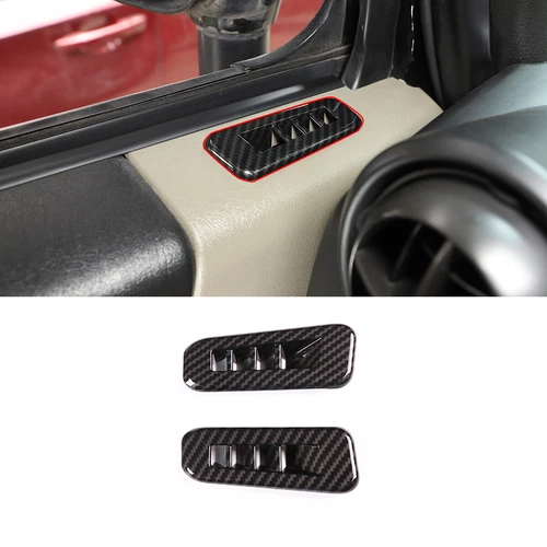 ABS Carbon Fiber Interior Center Console Trim Cover Set Fits Hummer H2 2003-2007 - Picture 13 of 30