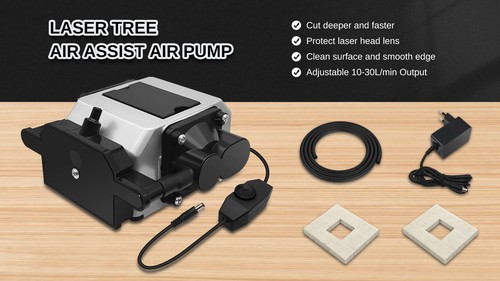 Módulo láser de 80 W + kit de bomba de asistencia de aire con ajustable 30 L/min, para grabador láser - Imagen 7 de 20