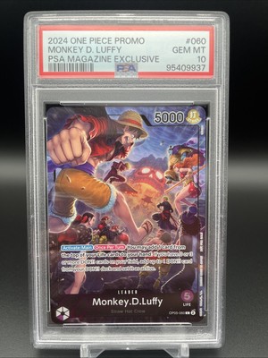 Monkey.D.Luffy (PSA Magazine) OP05-060 One Piece Promotion Cards 