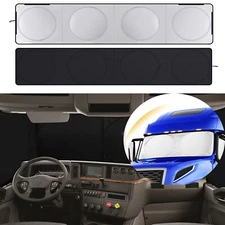 For International Truck Windshield Side Window Sun Shade UV Heat Block Cover