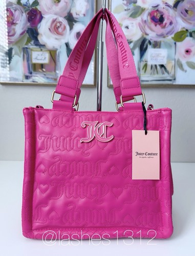 JUICY COUTURE Bag Pink League Mini Tote - Pink Flash - Picture 5 of 8