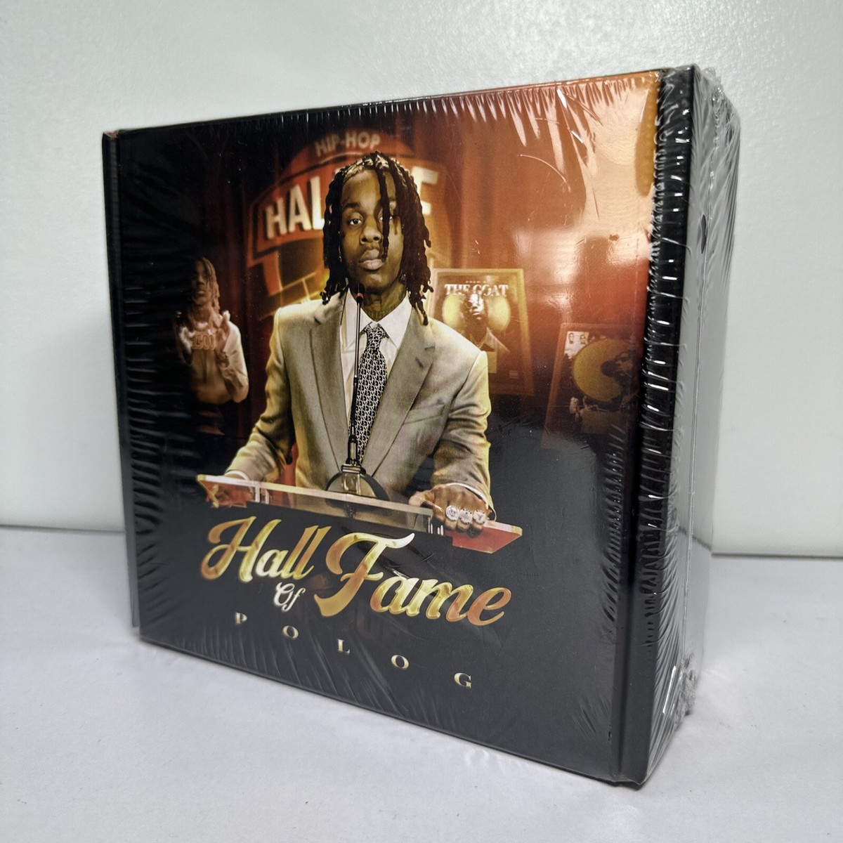 ☆POLO G 直筆サイン入りアルバム&Tシャツセット　hiphop US POLO G Hall of Fame Box Set AUTOGRAPHED CD + LARGE T-Shirt