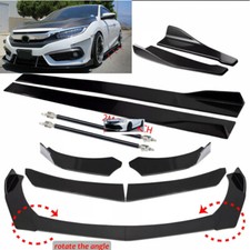 For Ford Focus Rs Se St Front Bumper Lip Splitter Spoiler Side Skirt Strut Rods