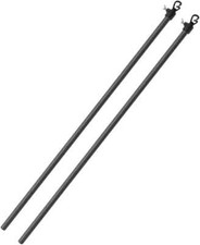 Image of 2 m Telescopic Washing Line Props 2pc Adjustable Clothes Dryer Support
