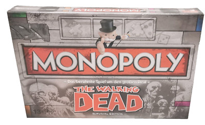 Monopoly The Walking Dead Survival Edition Brettspiel Gesellschaftsspiel