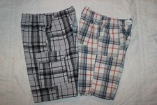 Boys crazy 8 plaid Drawstring shorts size 10