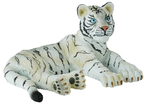 Collecta 428 Bebe Tigre Blanc Allonge 5 Cm Animaux Sauvages Achetez Sur Ebay