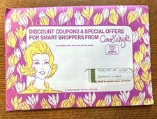 Vintage 1970s Carol Wright Discount Coupons & Special Offers Mailer Unopened