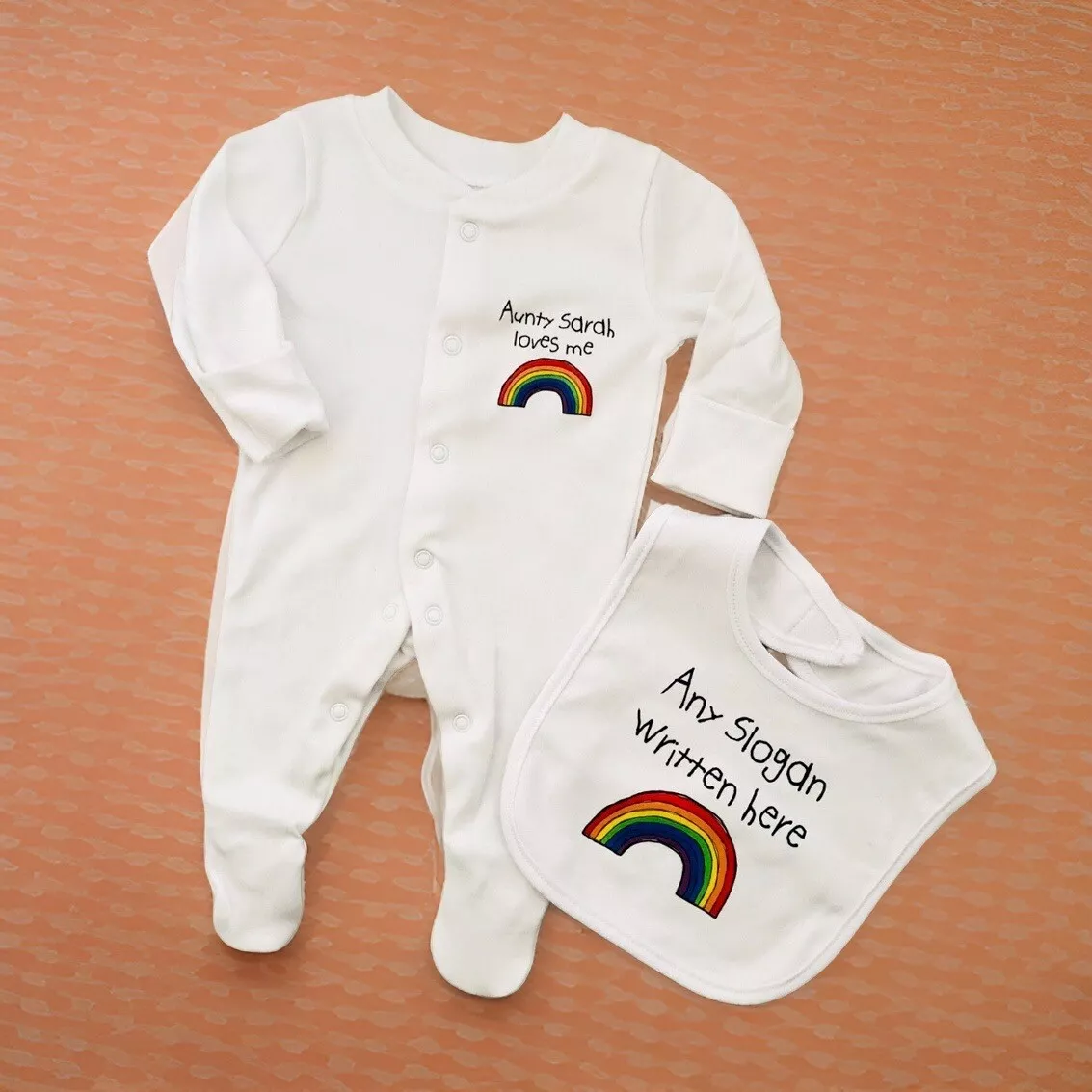 Rainbow infant cheap clothing