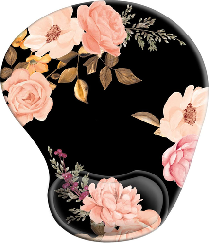 Ergonomic Mouse Pad with Gel Wrist Rest Support, Cute Mouse Pads with Non-Slip R - Afbeelding 7 van 12