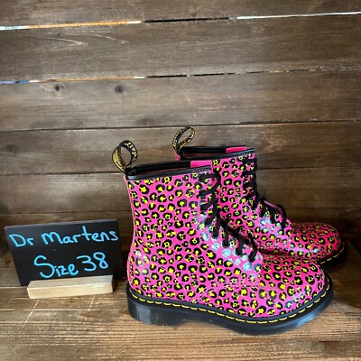 Dr Martens★1460 LOUD LEOPARD★レオパード★CLASH PINK DR MARTENS CLASH PINK 1460 LOUD LEOPARD Leather Lace Up
