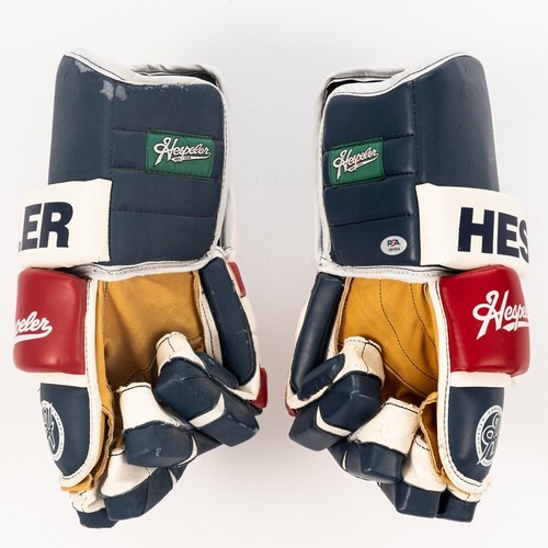 Guantes de hockey Wayne Gretzky New York Rangers Hespeler modelo de juego PSA ADN certificado de autenticidad - Imagen 4 de 8