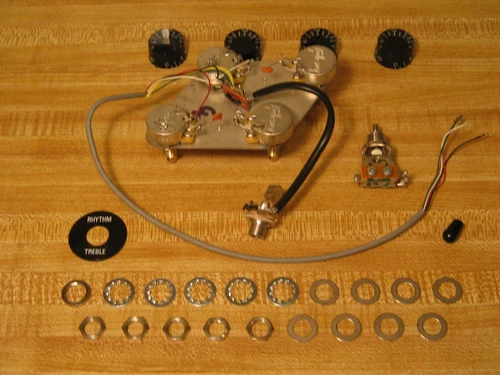 Gibson 2007 USA Nickel Les Paul Electronic Control Pots Harness