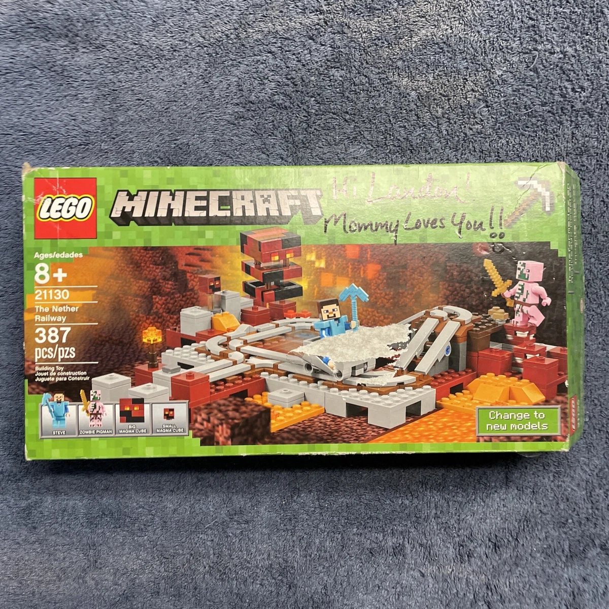 Lego minecraft the nether railway 21130 hotsell