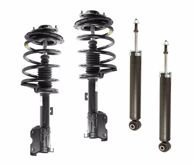 Full Set 2 Front Complete Struts With Springs 2 Rear Shocks Fit 