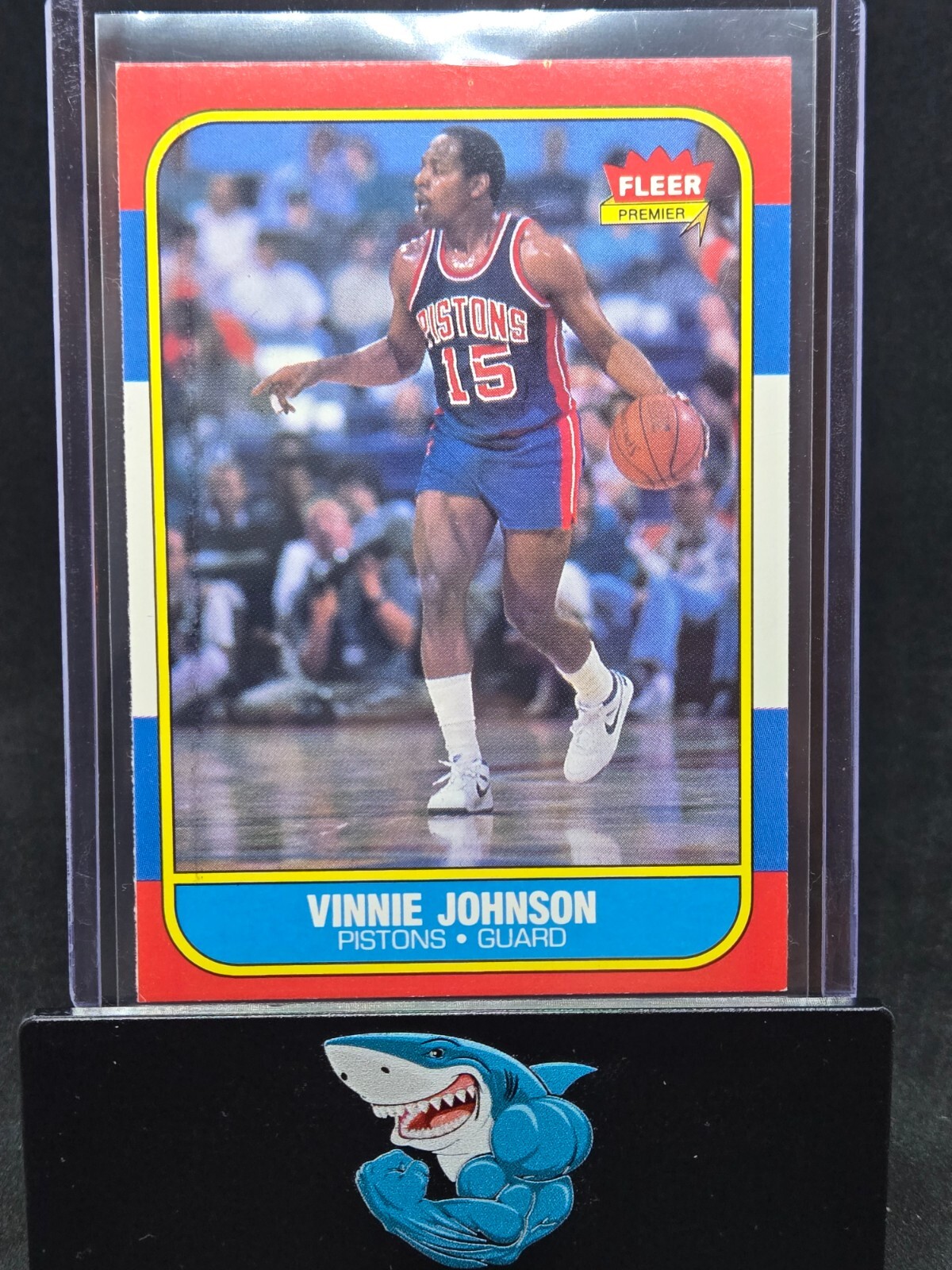 1986-87 Fleer - #56 Vinnie Johnson 86-87 Fleer Set Break
