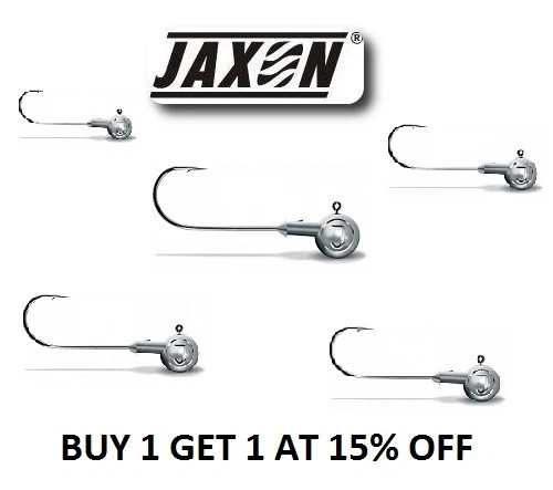 5PCS JIG HEAD JAXON SUMATO MICRO FISHING HOOK WEIGHT SOFT LURE PIKE PERCH #6-#1