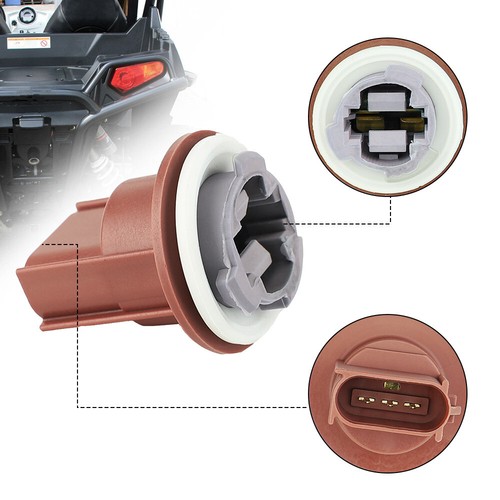 Taillight Socket For Polaris Sportsman 400 450 500 600 700 800 2005-2018 4011101 - Picture 2 of 6