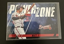 Matt Olson 2022 Topps Stadium Club Red Foil Power Zone #PZ-25 Atlanta Braves