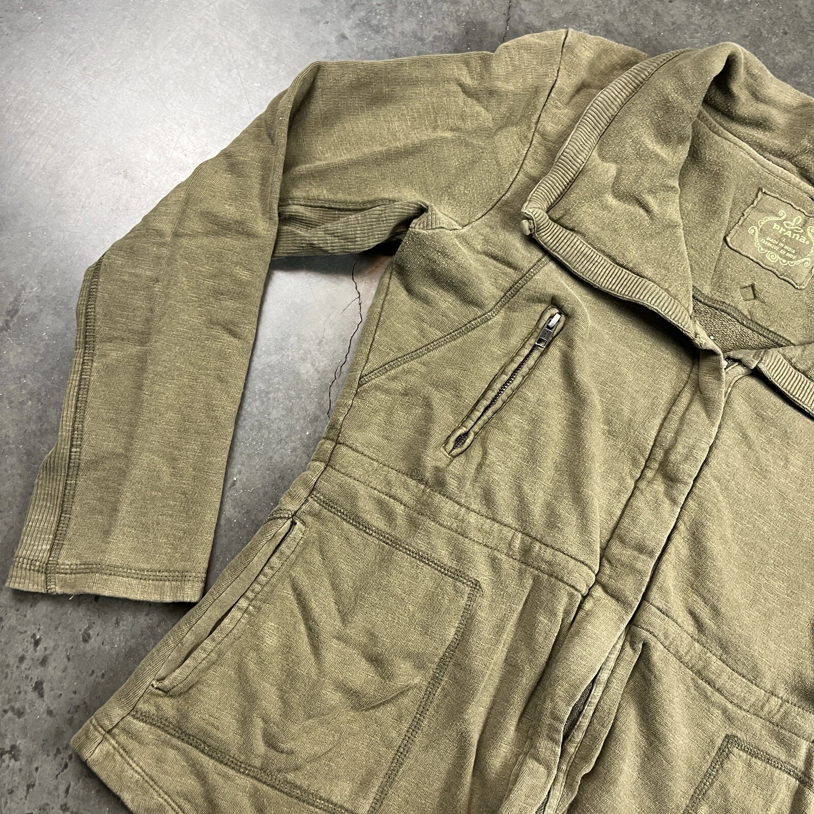 prana full zip outdoors heavyweight long sleeve preown jacket
