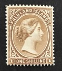 FALKLAND ISLANDS  1895 VF-XF MLH Sc#18,    (W44) — photo 1