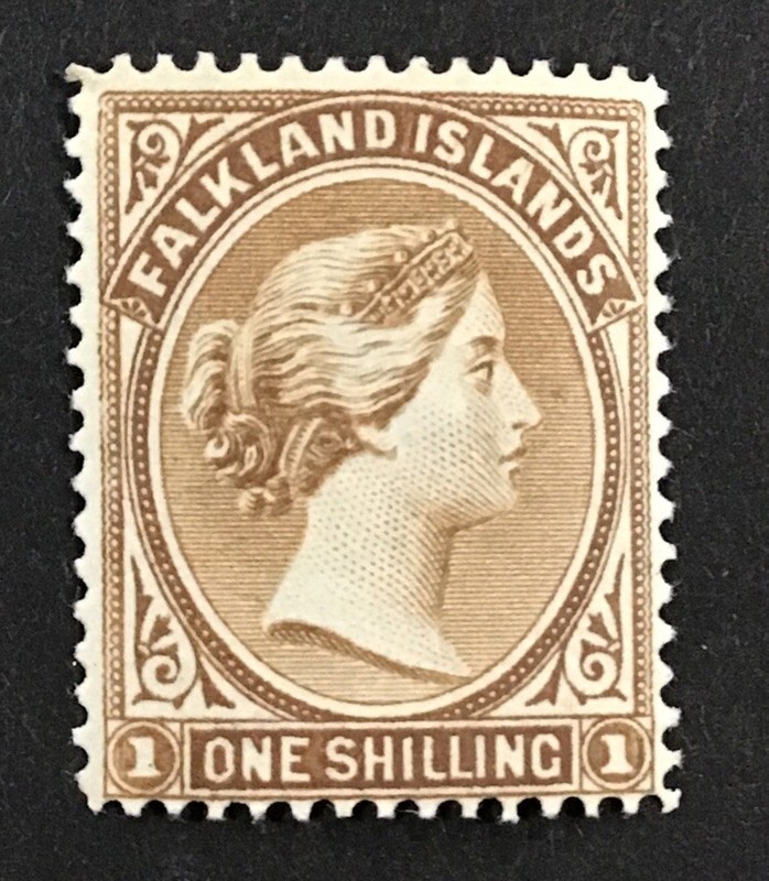 FALKLAND ISLANDS  1895 VF-XF MLH Sc#18,    (W44)