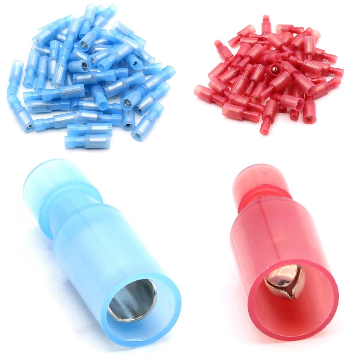 AUPROTEC Rundstecker Rundsteckhülsen 0,5 mm² - 6 mm² Kabelschuhe