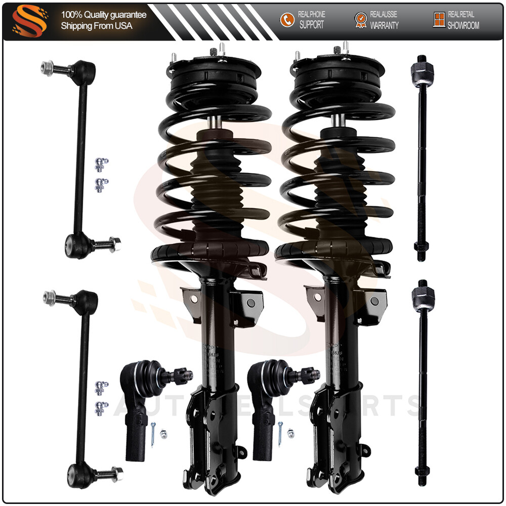 Ford Mustang 2005-2010 Front Suspension Kit - Shocks Struts Sway Bars Tie Rods