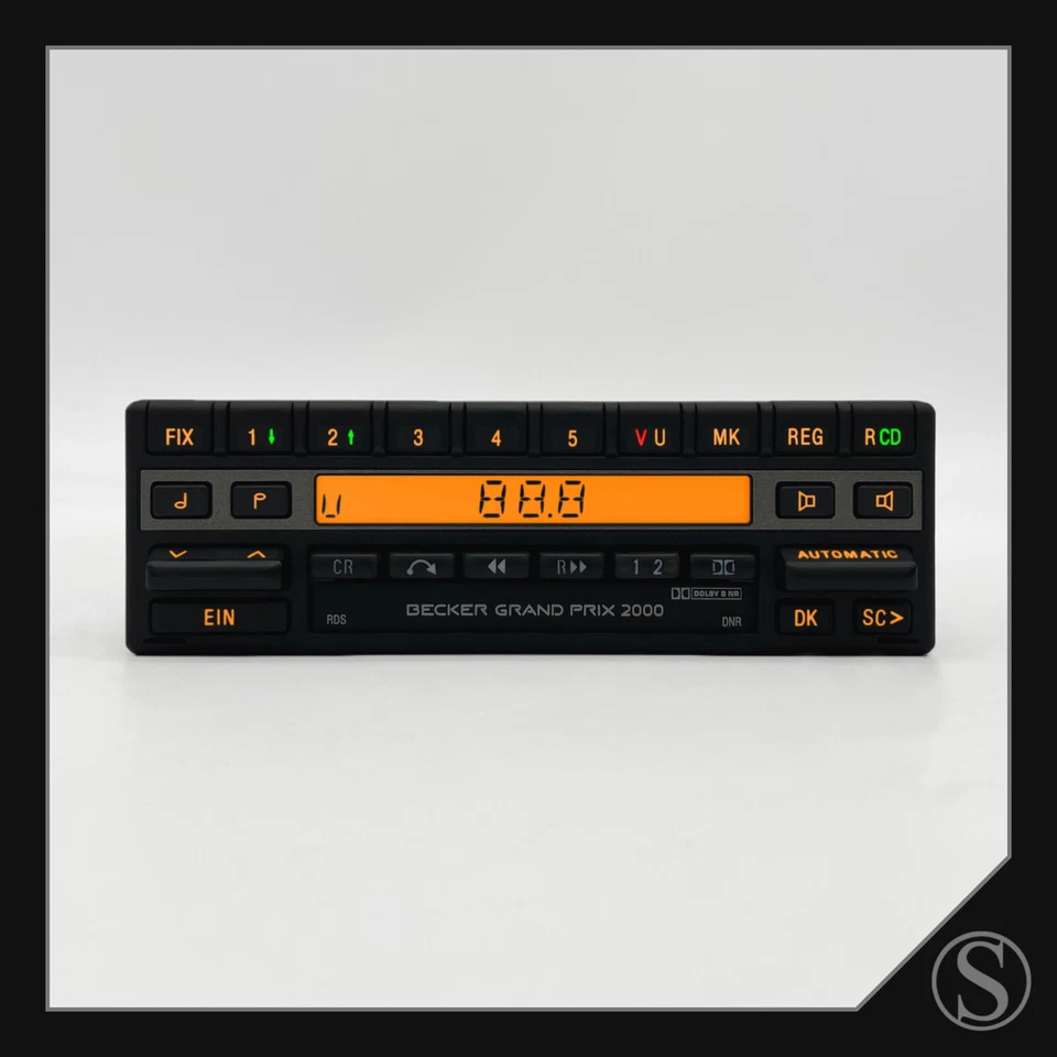 Becker Grand Prix 2000 BE1319 Radio für Mercedes-Benz W201 W124 W140 R129 SL 500