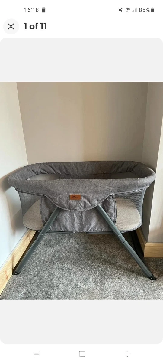 Baby Elegance Kangu Crib Black/Wood By Argos, 60 OFF