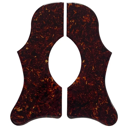 Crystal For Gibson J45 & J50 Style Self Adhesive Acoustic Guitar Pickguard Brown