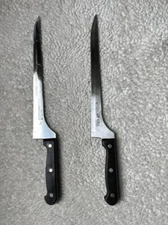 2 Ronco Showtime Six Star #3 SS Large Fillet Knife Full Tang Kitchen Cutlery