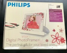 NEW Philips Digital Photo Frame 7" LCD Model 7FF1MS - Interchangeable Frames