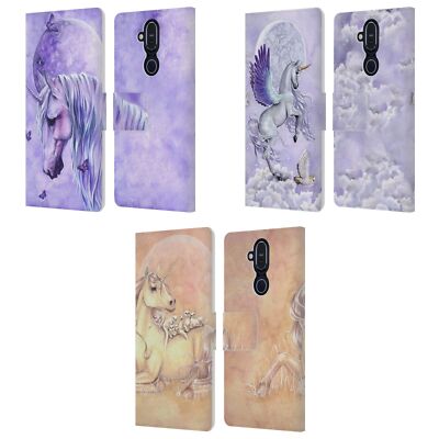 OFFICIAL SELINA FENECH UNICORNS LEATHER BOOK WALLET CASE COVER FOR NOKIA PHONES