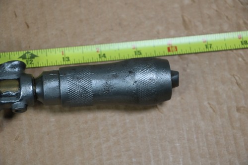 Taladro de manivela de mano vintage RUSBY PATENT enjaulado longitud ajustable soporte y mango - Imagen 3 de 17
