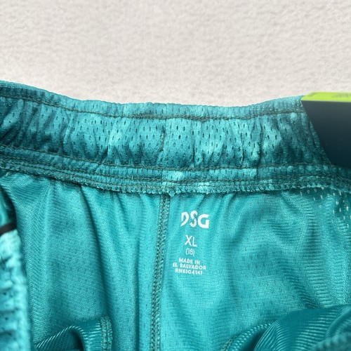DSG Boys Youth Basketball Shorts Size XL Athletic Fit Teal Blue - Picture 5 of 7