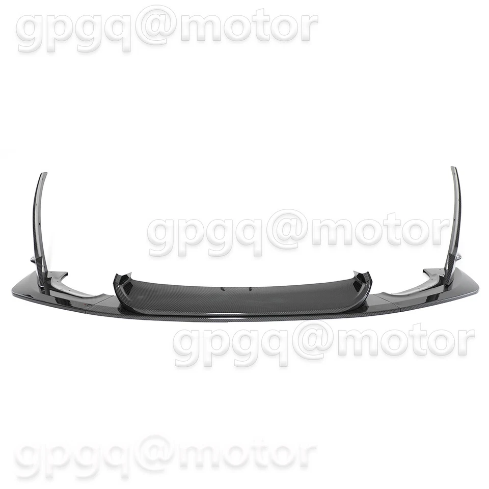 For BMW F80 M3 F82 F83 M4 15-20 LPT Style Carbon Fiber Front Bumper Lip Splitter - Image 3 of 4
